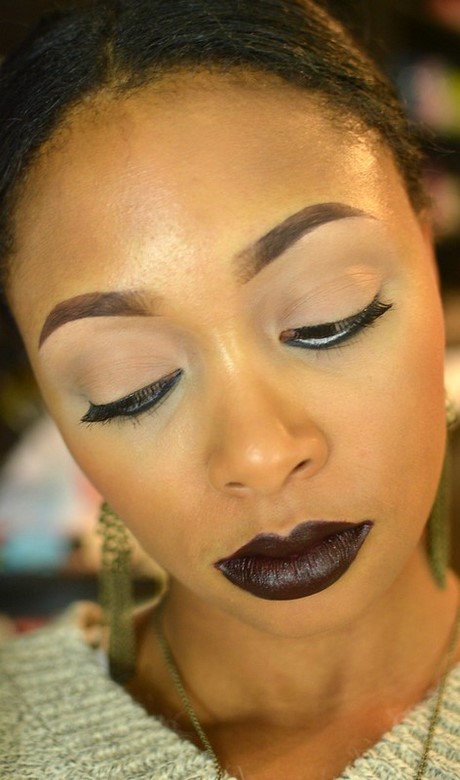 dark-lip-makeup-tutorial-72_4 Donkere lip make-up tutorial