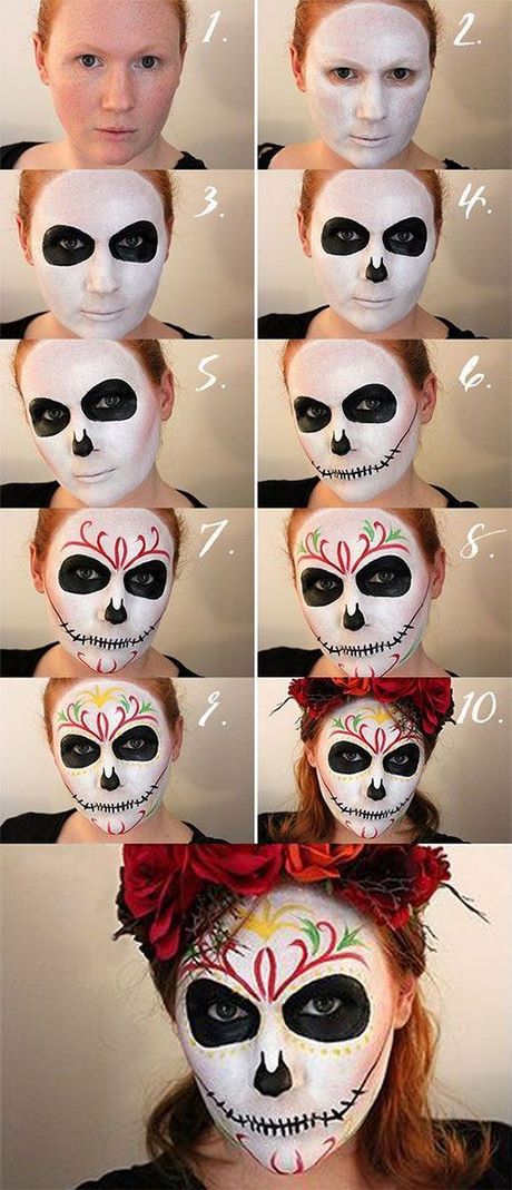 dead-of-the-dead-makeup-tutorial-09_5 Dood van de dode make-up tutorial