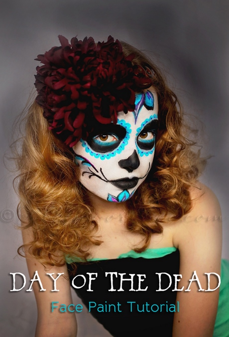 dead-of-the-dead-makeup-tutorial-09_9 Dood van de dode make-up tutorial