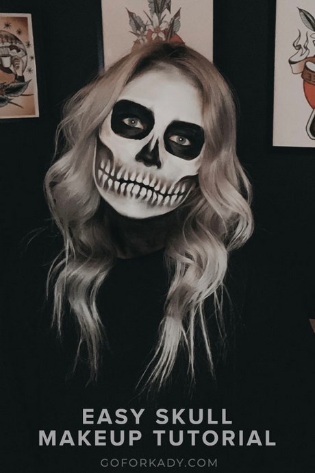 easy-half-face-skeleton-makeup-tutorial-22_16 Gemakkelijk half gezicht skelet make-up tutorial