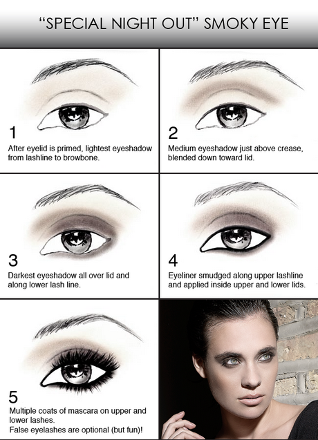 Oog make-up smokey eyes tutorial