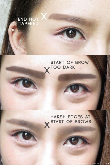 eyebrow-makeup-tutorial-for-asian-51_7 Wenkbrauw make-up tutorial voor Aziatische