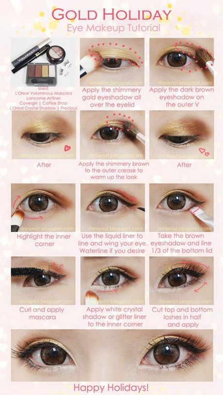 glitter-makeup-tutorial-asian-98_10 Glitter make-up tutorial Aziatisch