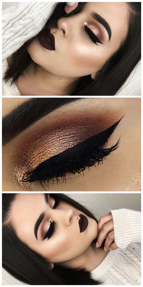 gold-cat-eye-makeup-tutorial-19_8 Gouden kat oog make-up tutorial
