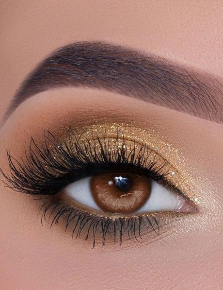 gold-shimmer-eye-makeup-tutorial-29_17 Gold shimmer oog make-up tutorial