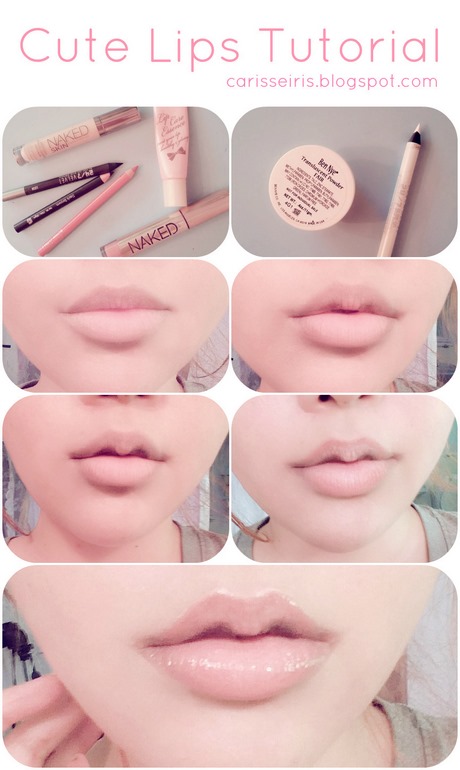heart-lips-makeup-tutorial-89_5 Hart lippen make-up tutorial