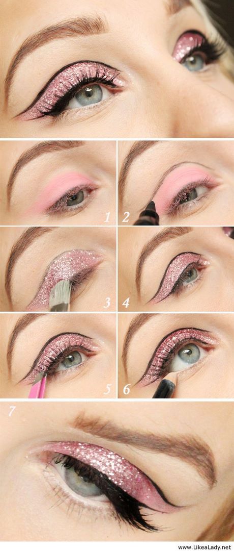 light-pink-eye-makeup-tutorial-52_13 Licht roze oog make-up tutorial
