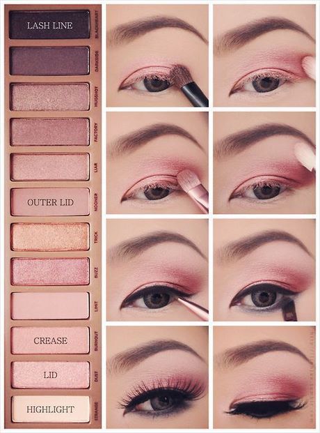 makeup-eyeshadow-tutorial-pink-78_10 Make-up oogschaduw tutorial roze