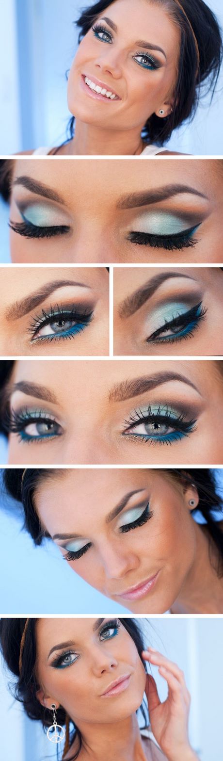 makeup-tutorial-for-teal-dress-56 Make-up tutorial voor teal jurk