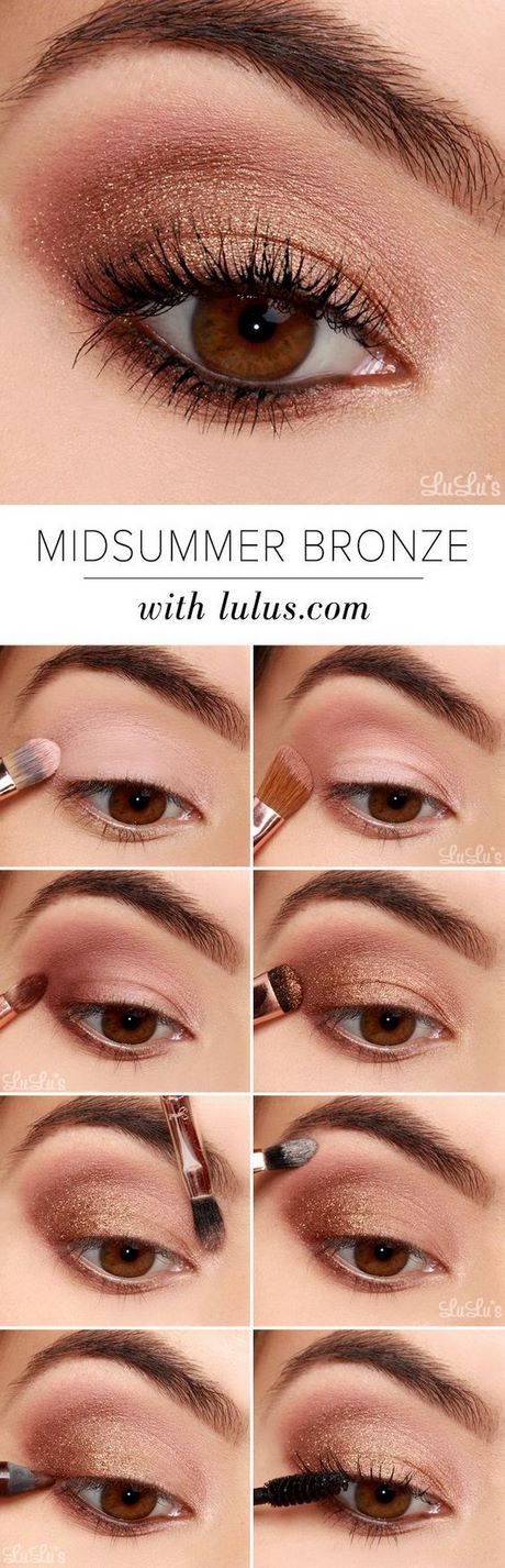 makeup-tutorial-gold-smokey-eyes-33_6 Make-up tutorial gold smokey eyes
