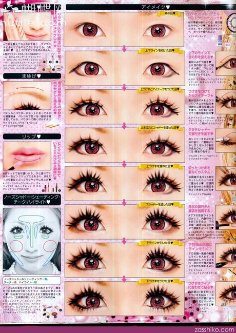 manga-doll-makeup-tutorial-38_16 Manga pop make-up tutorial