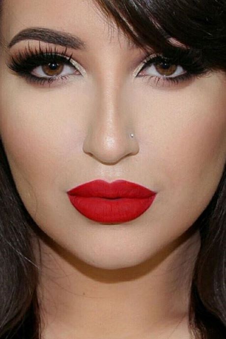 matte-red-lip-makeup-tutorial-55_3 Matte rode lip make-up tutorial