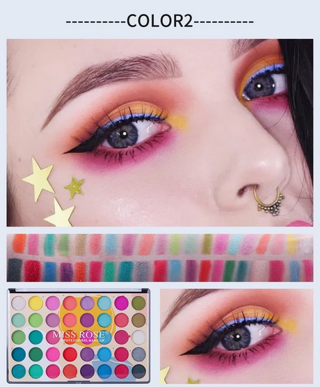 Miss rainbow make-up tutorials