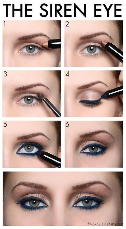Marine oog make-up tutorial