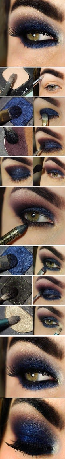 navy-eye-makeup-tutorial-28_7 Marine oog make-up tutorial