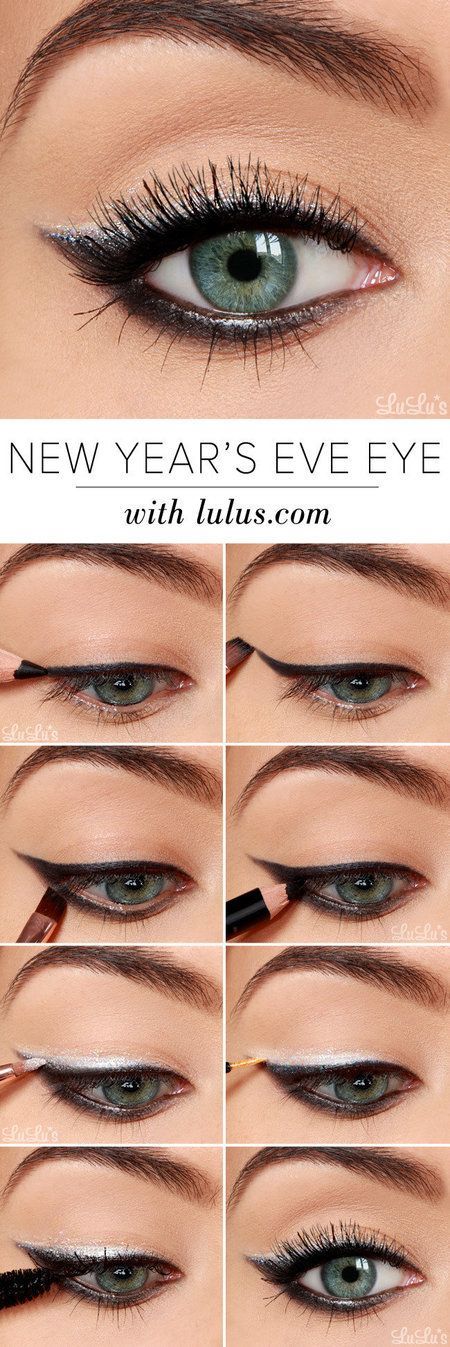 new-years-makeup-tutorial-for-beginners-03_13 Nieuwjaars make-up tutorial voor beginners