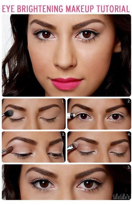 pink-and-brown-makeup-tutorial-24_7 Roze en bruine make-up tutorial