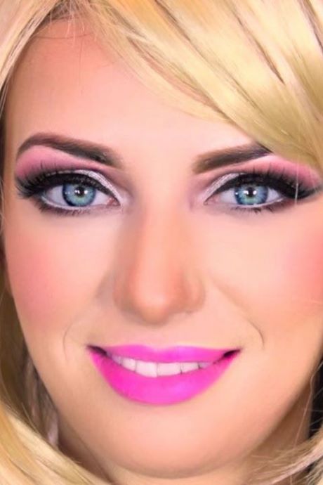 pink-barbie-makeup-tutorial-91_5 Roze barbie Make-up tutorial