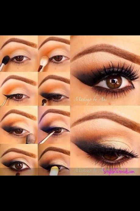 pretty-eye-makeup-tutorial-for-brown-eyes-77_14 Mooie oog make-up tutorial voor bruine ogen