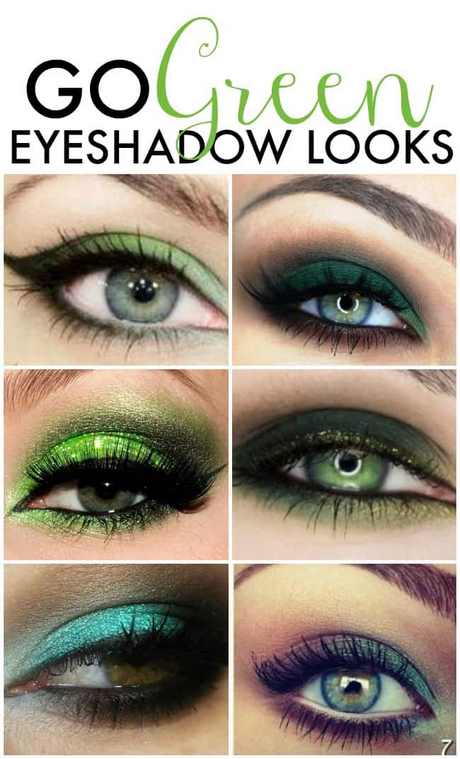 Mooie make-up tutorial voor groene ogen