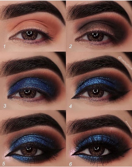 purple-and-blue-makeup-tutorial-71 Paarse en blauwe make-up tutorial