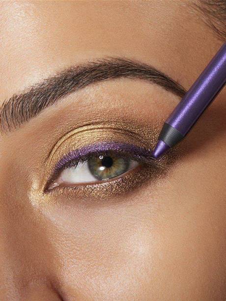 purple-gold-eye-makeup-tutorial-54_10 Paars Goud Oog make-up tutorial