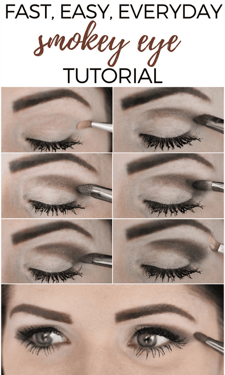 quick-and-easy-smokey-eye-makeup-tutorial-23 Snel en eenvoudig smokey eye make-up tutorial
