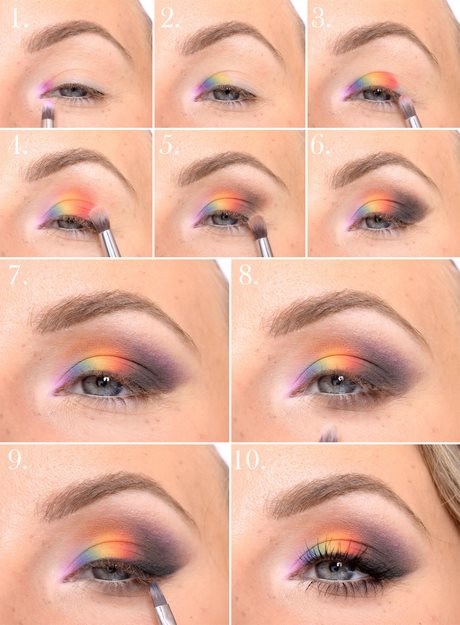 rainbow-eyes-makeup-tutorial-85_10 Regenboog ogen make-up tutorial
