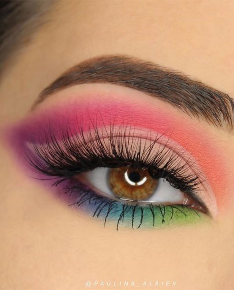 rainbow-eyes-makeup-tutorial-85_15 Regenboog ogen make-up tutorial