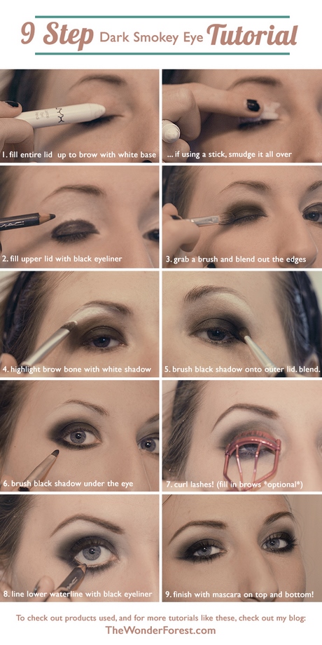 smokey-eye-makeup-tutorial-for-dark-brown-eyes-96_9 Smokey eye make-up tutorial voor donkerbruine ogen