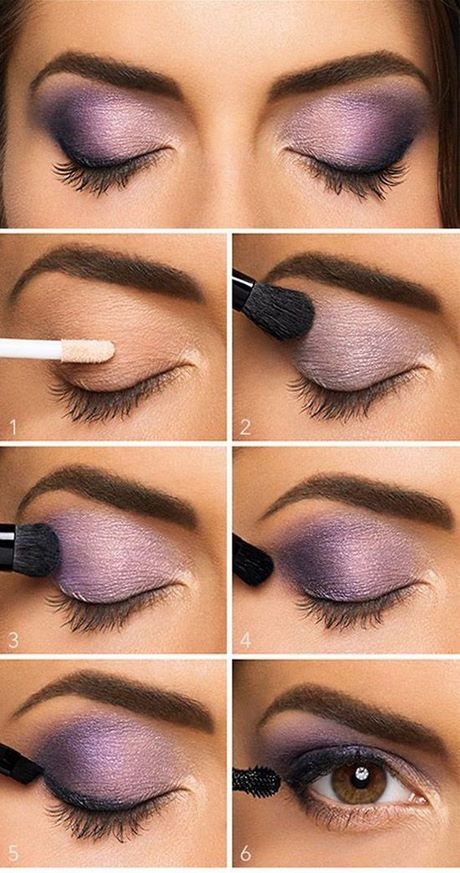 smokey-eye-makeup-tutorial-purple-74_13 Smokey eye make-up tutorial paars