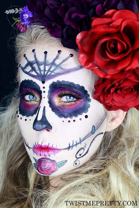 3-sugar-skull-makeup-tutorial-67_4 3 suiker schedel make-up tutorial