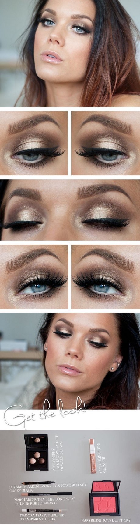 black-and-gold-eye-makeup-tutorial-20 Zwarte en gouden oog make-up tutorial