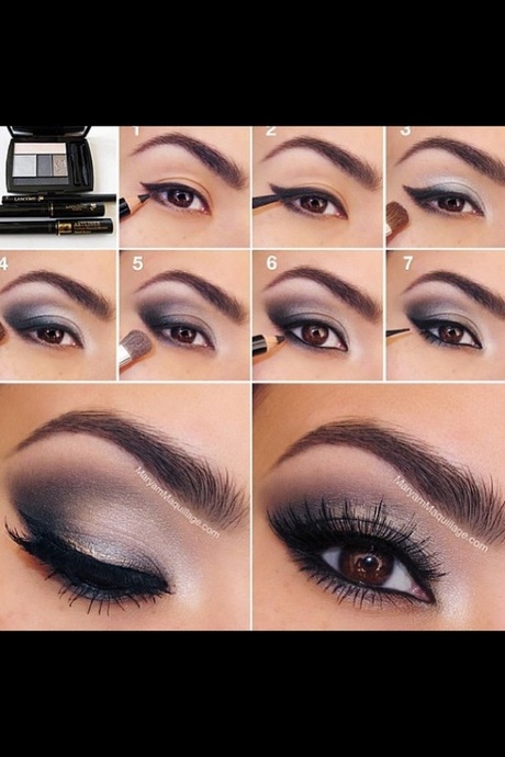 black-and-white-eyeshadow-makeup-tutorial-89_2 Zwart-wit oogschaduw make-up tutorial