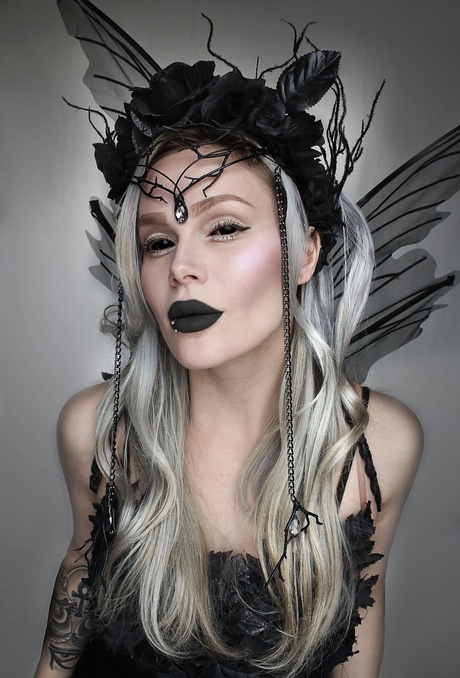 black-fairy-makeup-tutorial-61_2 Black fairy make-up tutorial