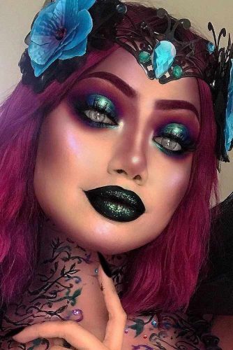 black-fairy-makeup-tutorial-61_7 Black fairy make-up tutorial