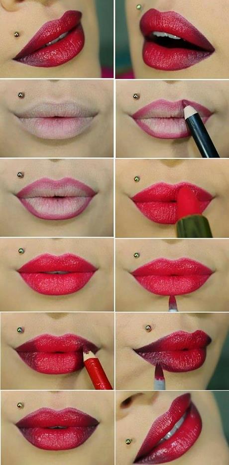 bright-red-lipstick-makeup-tutorial-80_2 Heldere rode lippenstift make-up tutorial