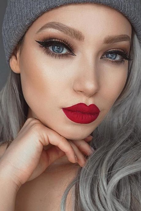 bright-red-lipstick-makeup-tutorial-80_3 Heldere rode lippenstift make-up tutorial