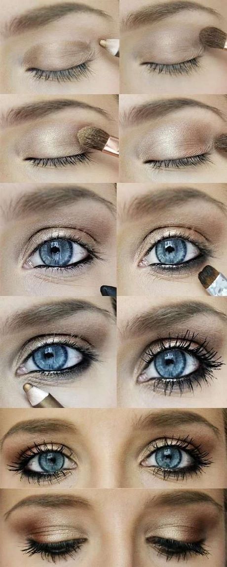 Bronzen oog make-up tutorial