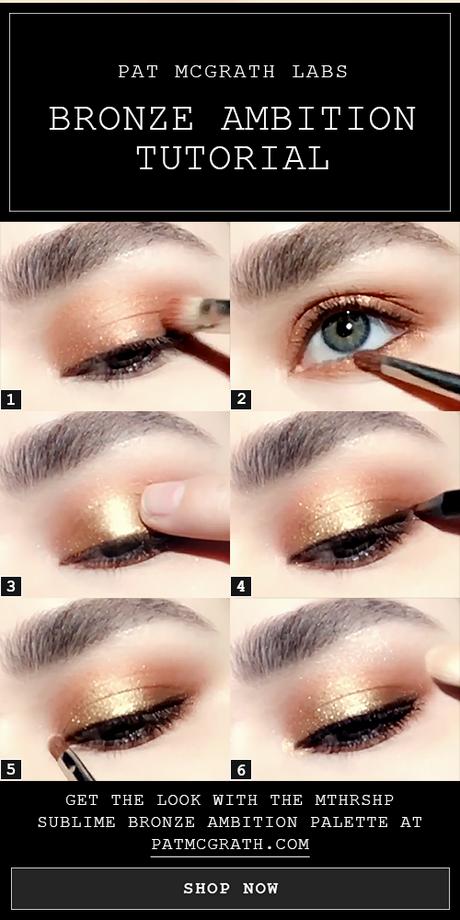 bronze-eye-makeup-tutorial-03 Bronzen oog make-up tutorial