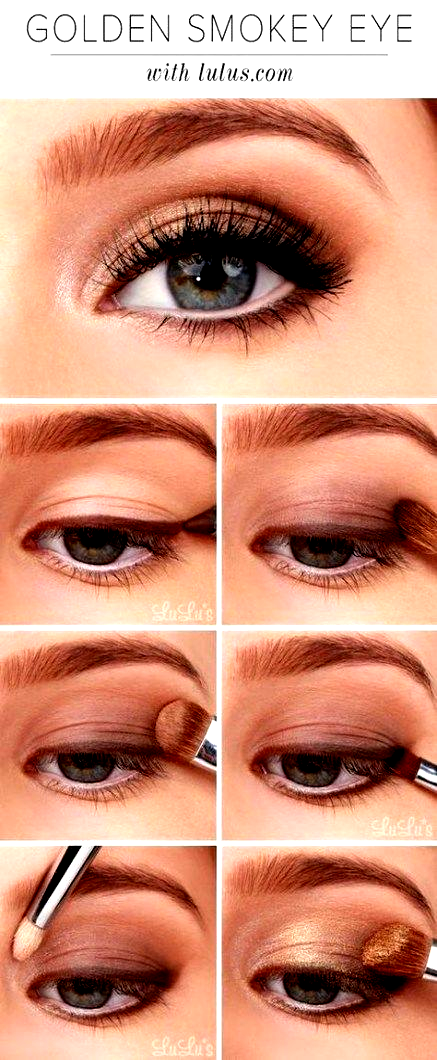 brown-eye-makeup-tutorial-for-school-26 Bruine oog make - up tutorial voor school