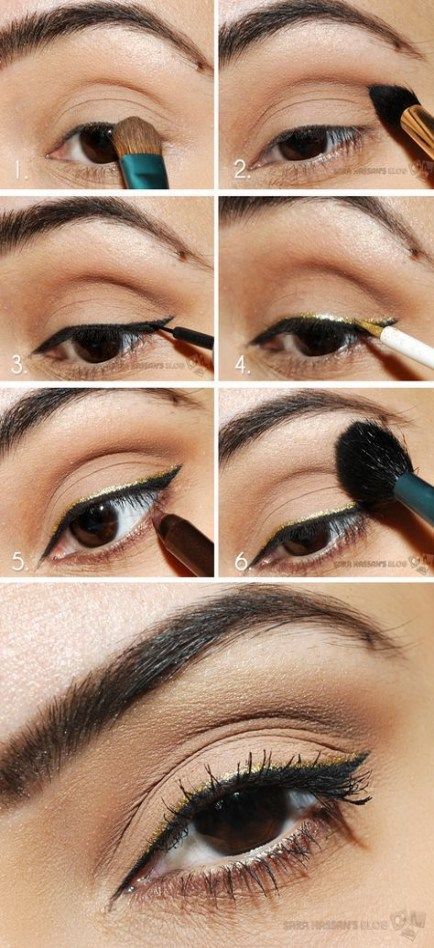 brown-eye-makeup-tutorial-for-school-26_16 Bruine oog make - up tutorial voor school