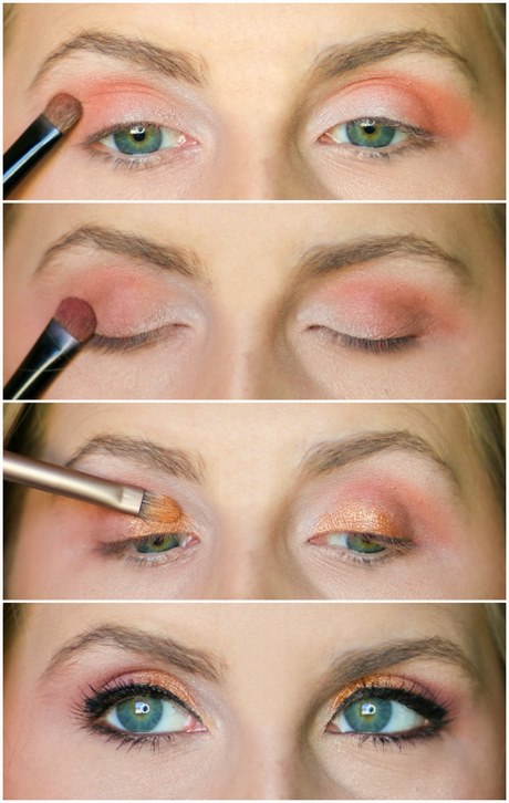 copper-eye-makeup-tutorial-27 Koperen oog make-up tutorial