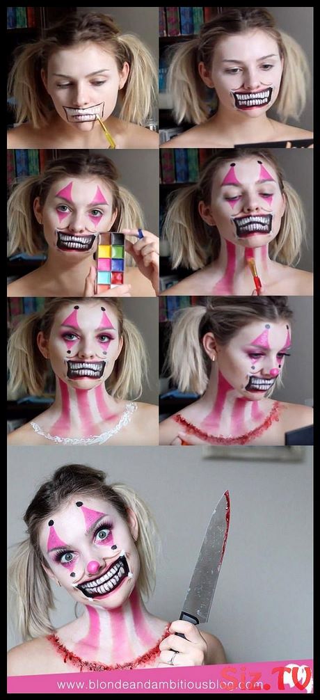 creepy-clown-makeup-tutorials-53_14 Creepy clown make-up tutorials