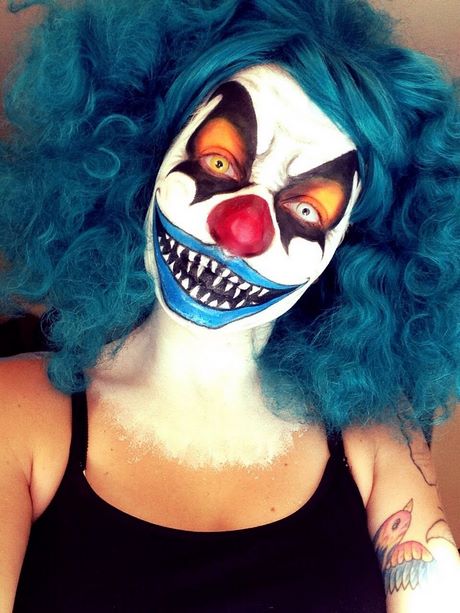 creepy-clown-makeup-tutorials-53_4 Creepy clown make-up tutorials