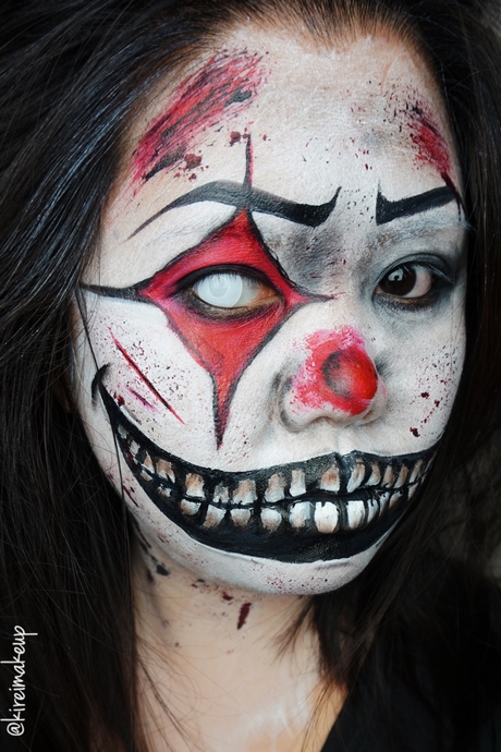 creepy-clown-makeup-tutorials-53_5 Creepy clown make-up tutorials