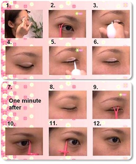 double-eyelid-tape-makeup-tutorial-61 Dubbele ooglid tape make-up tutorial