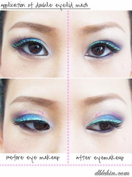double-eyelid-tape-makeup-tutorial-61_14 Dubbele ooglid tape make-up tutorial