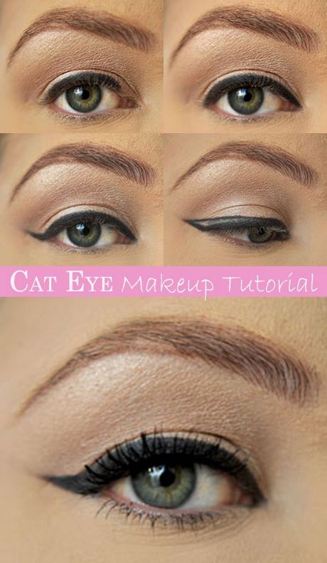 Easy cat eyes make-up tutorial