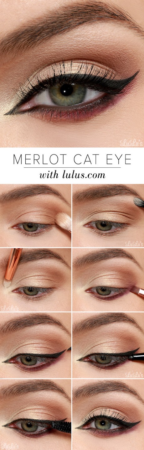 easy-cat-eyes-makeup-tutorial-41_12 Easy cat eyes make-up tutorial